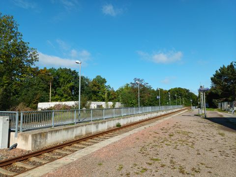 Bahnhof von Lichtenstein/Sa. - Gleis 2