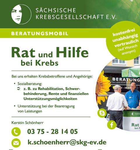 Rat & Hilfe bei Krebs